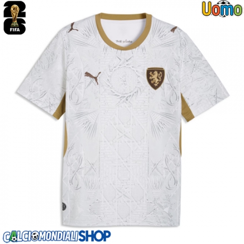 Maglie da calcio Repubblica Ceca Seconda Maglia Mondiali 2026  Manica Corta